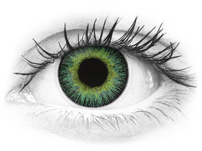 Зелено-жълти (Green Yellow) - ColourVUE Fusion (2 лещи)