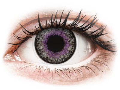Лилаво-сив (Violet Gray) - ColourVUE Fusion (2 лещи) - Coloured contact lenses