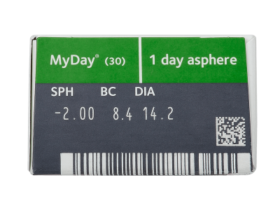 MyDay daily disposable (30 лещи) - Преглед на параметри