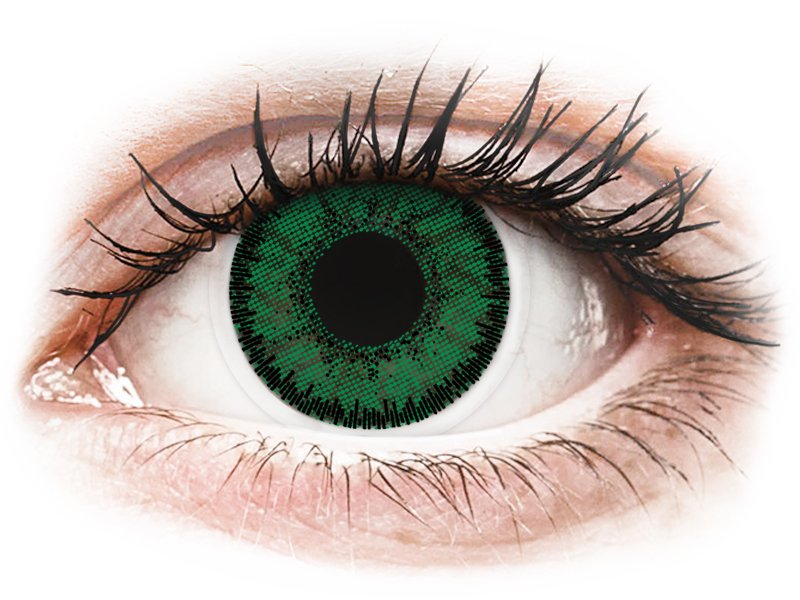 SofLens Natural Colors Emerald - с диоптър (2 лещи) - Coloured contact lenses