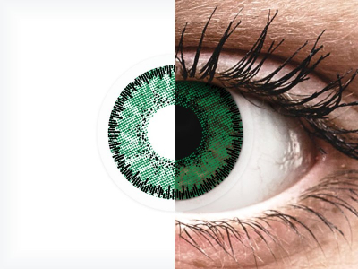 SofLens Natural Colors Emerald - с диоптър (2 лещи)