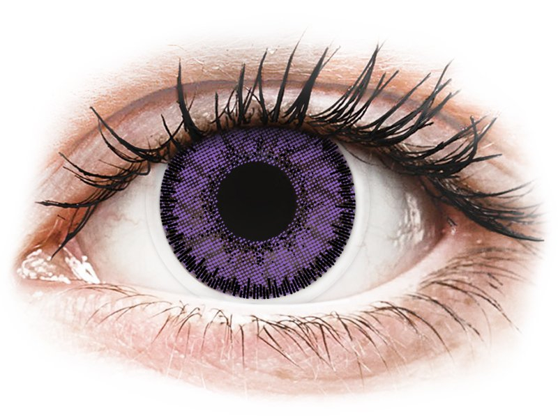 SofLens Natural Colors Indigo - с диоптър (2 лещи) - Coloured contact lenses
