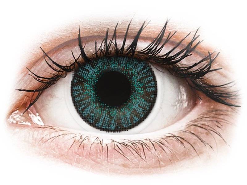 Брилиантно сини (Brilliant Blue) - FreshLook ColorBlends - с диоптър (2 лещи) - Coloured contact lenses
