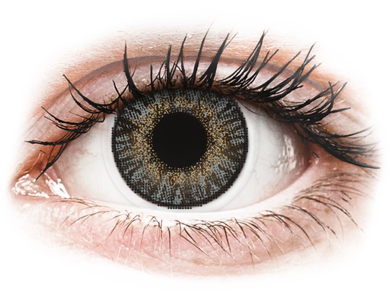 Сиви (Grey) - FreshLook ColorBlends - с диоптър (2 лещи) - Coloured contact lenses