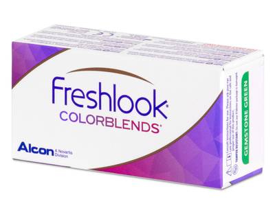 Зелени (Green) - FreshLook ColorBlends - с диоптър (2 лещи)