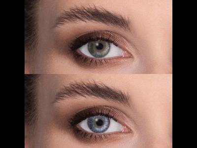 Искрящо сиво (Sterling Gray) - FreshLook ColorBlends - с диоптър (2 лещи)