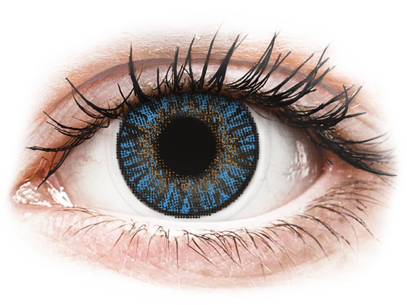 Истински сапфир (True Sapphire) - FreshLook ColorBlends - с диоптър (2 лещи) - Coloured contact lenses