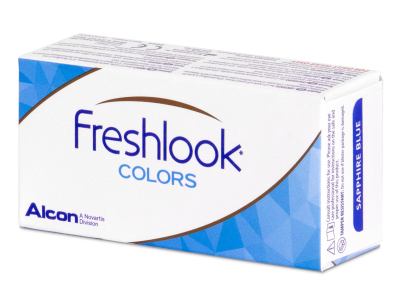 Сини (Blue) - FreshLook Colors - с диоптър (2 лещи)