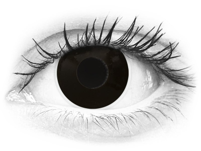 Черни,затъмнение,BlackOut - ColourVUE Crazy Lens - еднодневни (2 лещи)