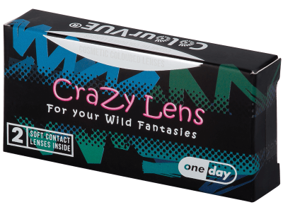 Бели Зомби (White Zombie) - ColourVUE Crazy Lens - еднодневни (2 лещи) - Coloured contact lenses