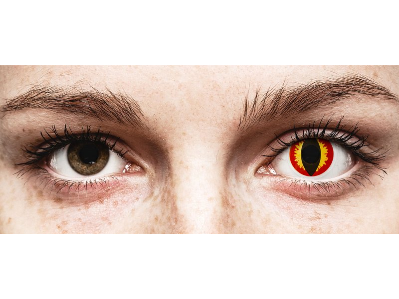Дракон, Dragon Eyes - ColourVUE Crazy Lens - еднодневни (2 лещи)