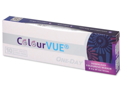 Лешник (Hazel) - ColourVue One Day TruBlends - с диоптър (10 лещи) - Този продукт се предлага и в този вариант на опаковката