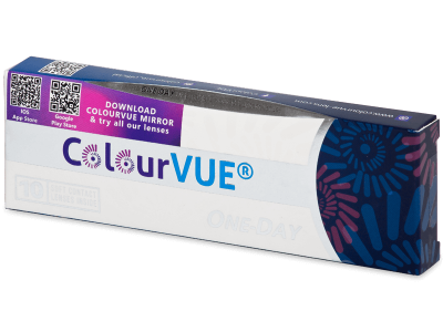 Лешник (Hazel) - ColourVue One Day TruBlends - с диоптър (10 лещи) - Този продукт се предлага и в този вариант на опаковката