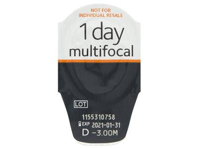 Proclear 1 Day multifocal (30 лещи) - Преглед на блистер