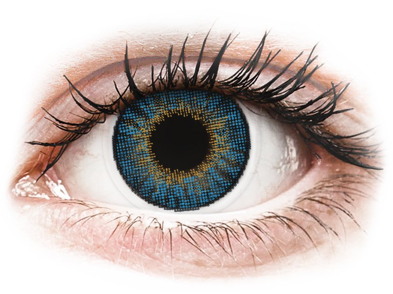 Air Optix Colors - True Sapphire - без диоптър (2 лещи) - Coloured contact lenses