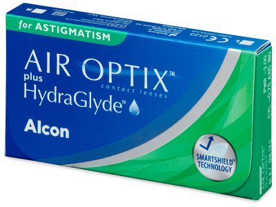 Air Optix plus HydraGlyde for Astigmatism (3 лещи) - Месечни контактни лещи