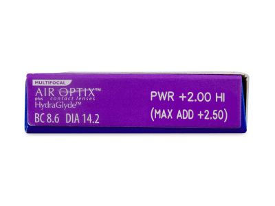 Air Optix plus HydraGlyde Multifocal (3 лещи) - Преглед на параметри