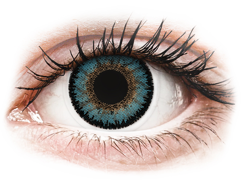 Морско синьо (Aqua) - ColourVUE 3 Tones (2 лещи) - Coloured contact lenses