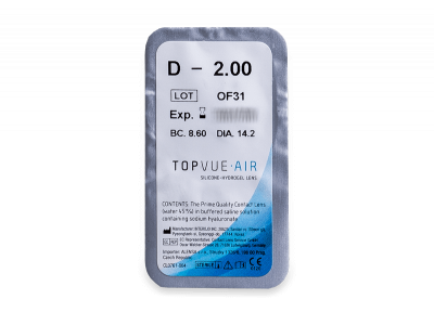 TopVue Air (6 лещи) - Преглед на блистер