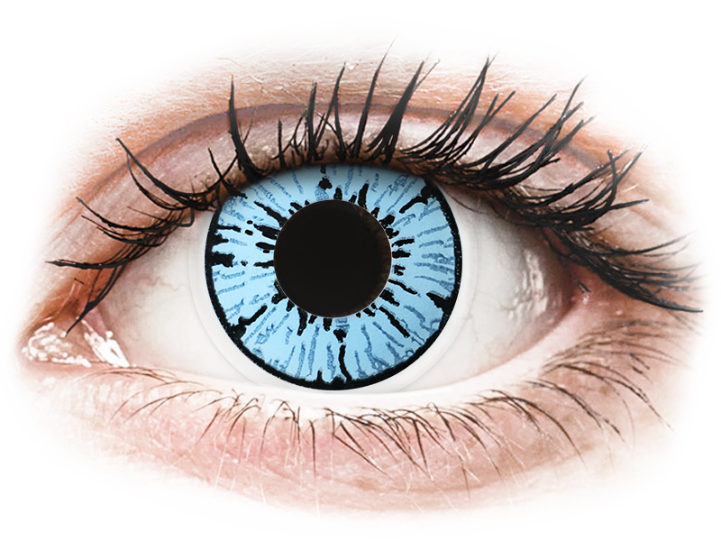 ColourVUE Crazy Lens - Blizzard - без диоптър (2 лещи) - Coloured contact lenses