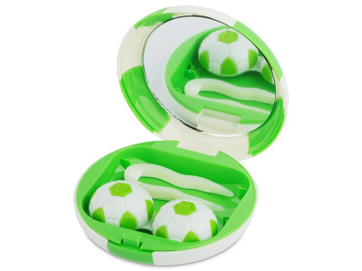 Комплект за лещи с огледало Football - зелен 