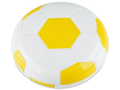 Комплект за лещи с огледало Football - жълт 