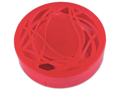 Комплект за лещи с огледало Орнаменти - червен 