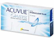 Acuvue Oasys (12 лещи) Лещи за очи Johnson and Johnson. Онлайн оптика - Acuvue Oasys (12 лещи)