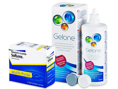 SofLens Multi-Focal (6 лещи) + разтвор Gelone 360 ml