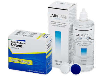 SofLens Multi-Focal (6 лещи) + разтвор Laim Care 400 ml