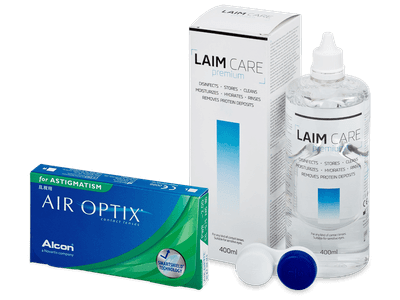 Air Optix for Astigmatism (6 лещи) + разтвор Laim-Care 400ml