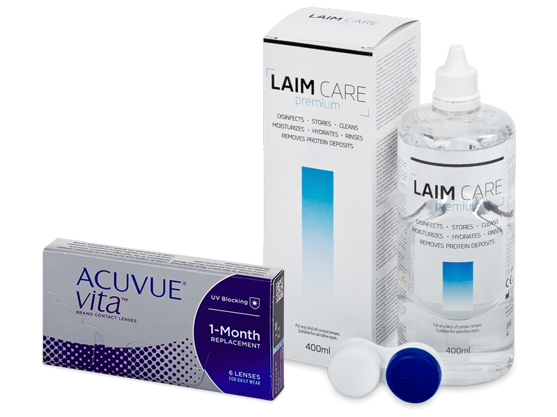 Acuvue Vita (6 лещи) + разтвор Laim-Care 400 ml - Пакет на оферта