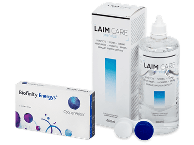 Biofinity Energys (3 лещи) + разтвор Laim-Care 400 ml