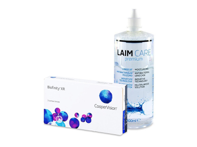 Biofinity XR (3 лещи) + разтвор Laim-Care 400 ml