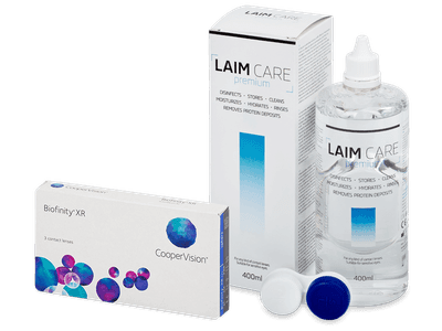 Biofinity XR (3 лещи) + разтвор Laim Care 400 ml