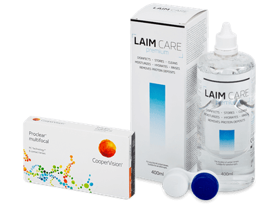 Proclear Multifocal (6 лещи) + разтвор Laim-Care 400 ml