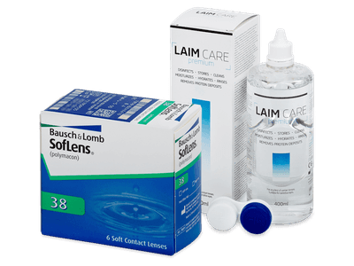 SofLens 38 (6 лещи) + разтвор Laim-Care 400 ml - Пакет на оферта