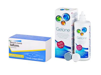 SofLens Multi-Focal (3 лещи) + разтвор Gelone 360 ml