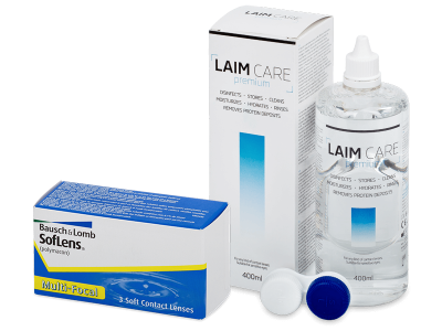SofLens Multi-Focal (3 лещи) + разтвор Laim-Care 400 ml - Този продукт се предлага и в този вариант на опаковката