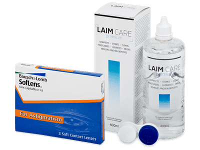 SofLens Toric (3 лещи) + разтвор Laim-Care 400 ml