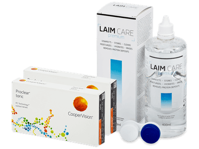 Proclear Toric XR (2x3 лещи) + разтвор Laim Care 400ml