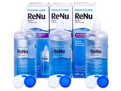Разтвор Sensitive Eyes ReNu MPS 3 х 360 ml