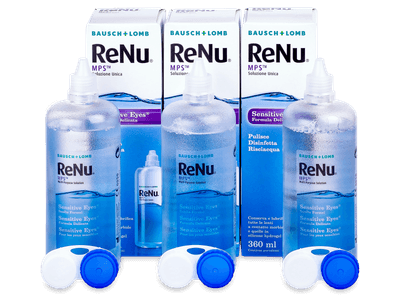 Разтвор Sensitive Eyes ReNu MPS 3 х 360 ml - По-старт дизайн