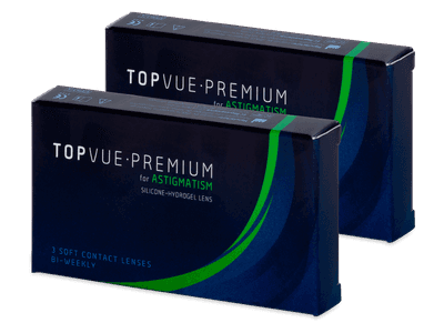 TopVue Premium for Astigmatism (6 лещи) - Торични лещи