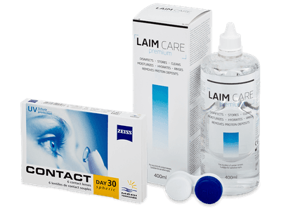 Carl Zeiss Contact Day 30 Spheric (6 лещи) + разтвор Laim-Care 400 ml