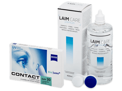 Carl Zeiss Contact Day 30 Compatic (6 лещи) + разтвор Laim-Care 400 ml