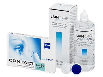 Carl Zeiss Contact Day 30 Compatic (6 лещи) + разтвор Laim-Care 400 ml - Пакет на оферта