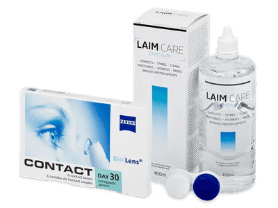 Carl Zeiss Contact Day 30 Compatic (6 лещи) + разтвор Laim Care 400 ml