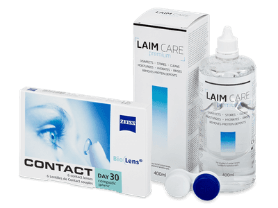 Carl Zeiss Contact Day 30 Compatic (6 лещи) + разтвор Laim-Care 400 ml