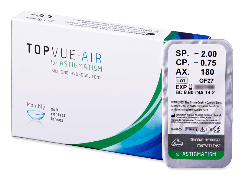 TopVue Air for Astigmatism (1 леща) - Торични лещи